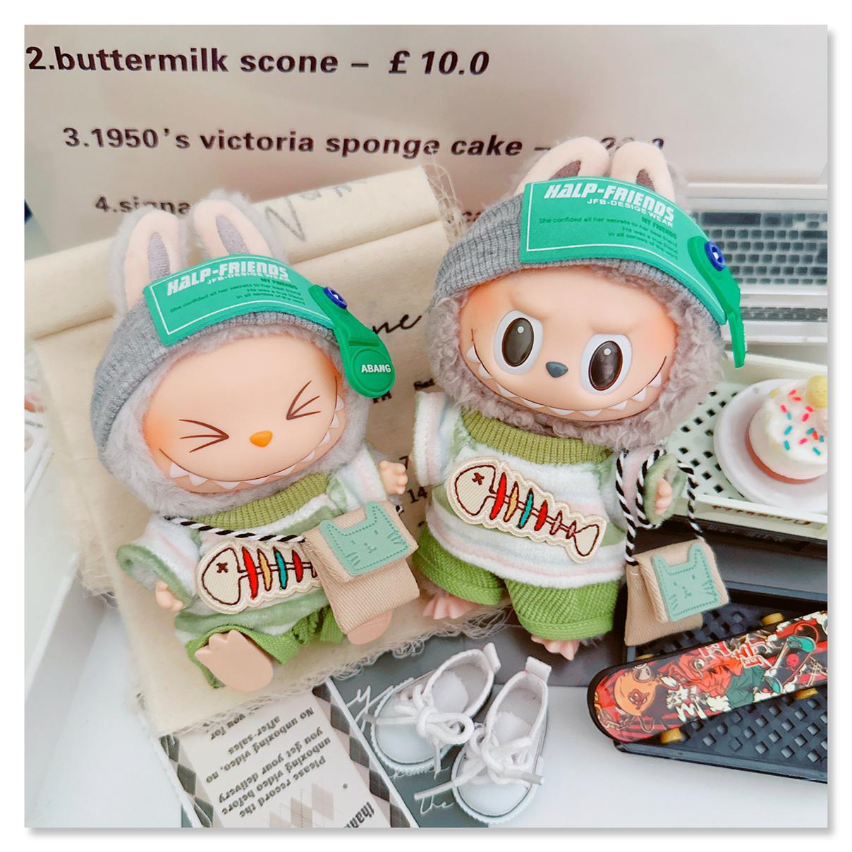 Wholesale Doll clothes for three generations,  circus clown fashion brand cute cartoon